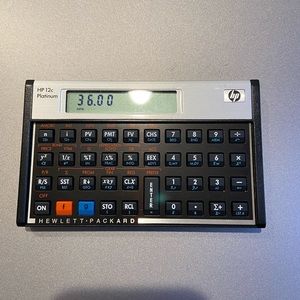 HP 12c Platinum Financial Calculator